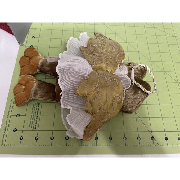 Vintage Russ Angelique Angel Plush Stuffed Frog Victorian Grace w/ Original Tag - Picture 5 of 9